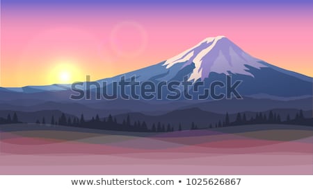 Foto stock: Background Of Mount Fuji