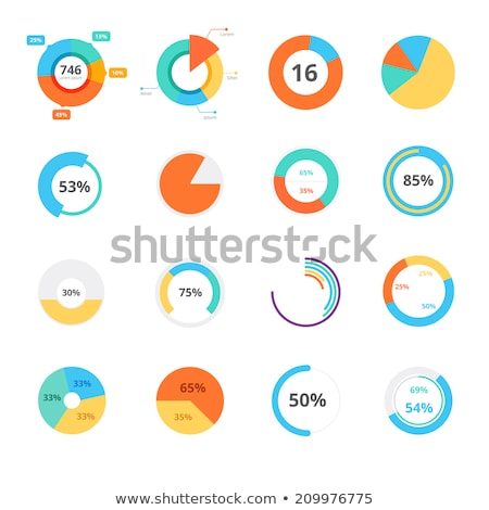 Stockfoto: Charts And Pie Diagrams With Numbers Information