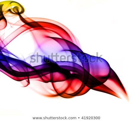 White Fume Abstract Shape Stock foto © Arsgera