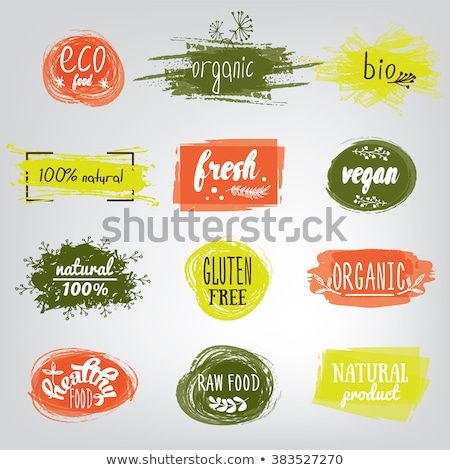 Stock foto: Bio Logo Sketched