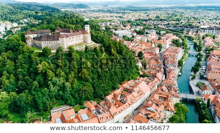 ストックフォト: Ljubljanas City Center Slovenia Europe