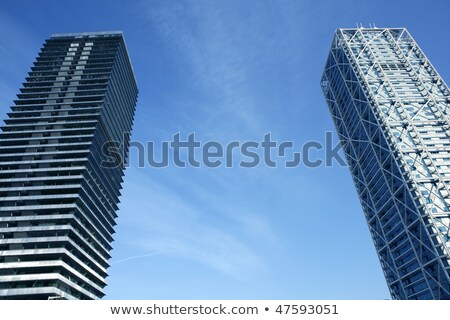 Foto stock: Arcelona · Olimpic · Villa · Edificios · Rascacielos