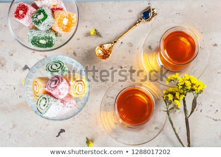 Stok fotoğraf: Lokum - Turkish Sweets