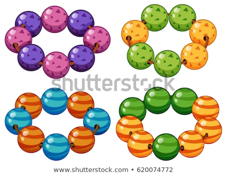 Stockfoto: Armbands Made Of Round Beads