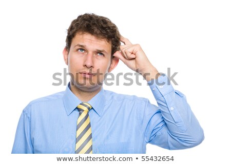 Zdjęcia stock: Businessman Puzzled And Confused