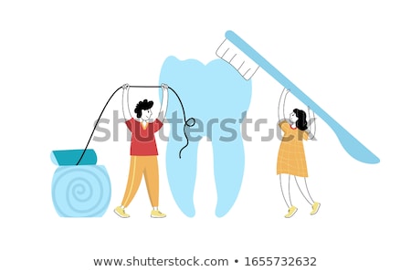 ストックフォト: Man Holding Decayed Tooth