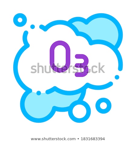 [[stock_photo]]: Laundry Service Ozon Foam Vector Thin Line Icon