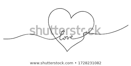 Card For Anniversary Or Congratulation With Hearts [[stock_photo]] © Essl