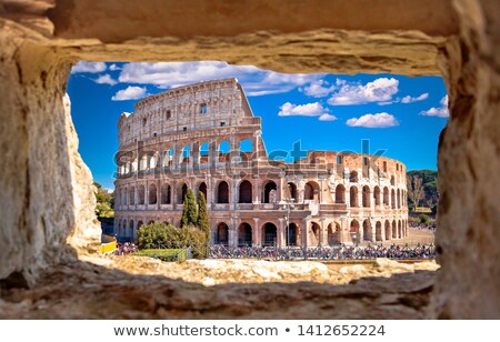 Stockfoto: Beautiful View Of Coliseum Italy