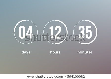 Stock foto: Digital Countdown Timer