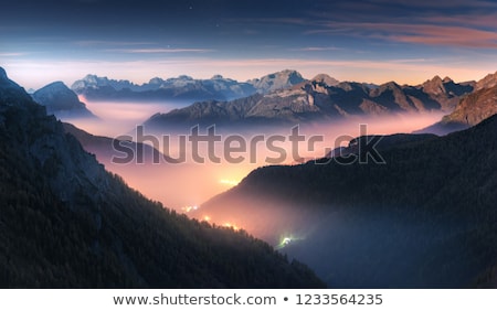 Stock fotó: Fog In The Valley