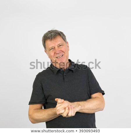Foto stock: Positive Looking Fifty Year Old Man