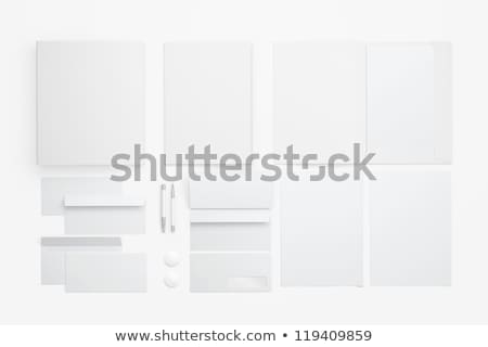 Stock foto: Envelope With Blank And Pen