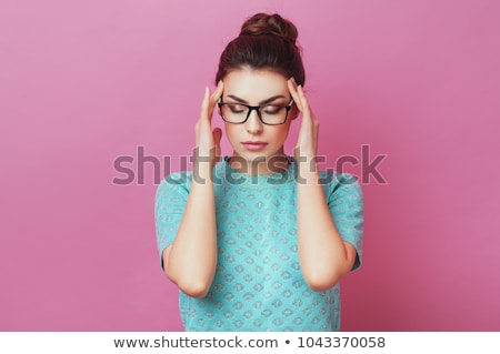 Stok fotoğraf: Portrait Of An Angry Young Woman