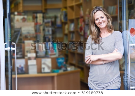 Zdjęcia stock: Portrait Of Female Bookshop Owner