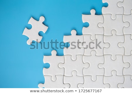 ストックフォト: Blank Puzzle With Missing Piece