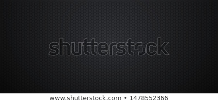 Stock photo: Metal Surface Dark Gray Background Perforated Sheet