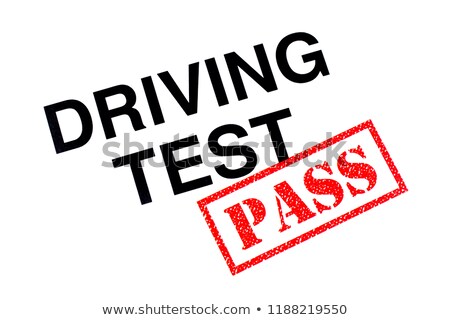 Passed Driving Test ストックフォト © chrisdorney