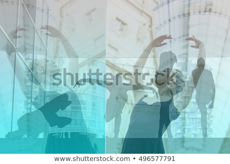 Stock photo: Multiple Exposure Image Of Ballerina Dancer