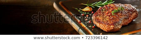 Stock foto: Grilled Steak With Peppercorns
