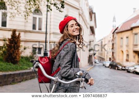 Stockfoto: Young Woman In Autumn Sunshine Outdoor