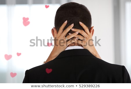 Stock photo: Closeup Of Lady Hugging Man