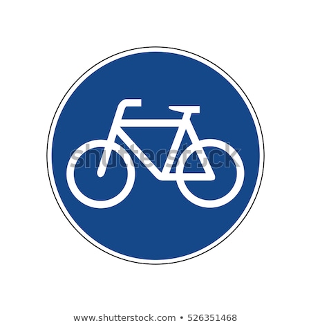 ストックフォト: Bicycle Lane Sign