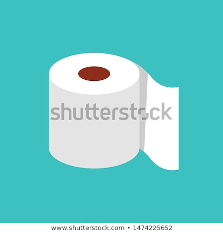 Stok fotoğraf: Flat Vector Icon For Toilet