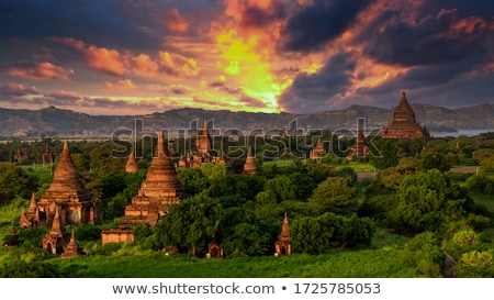 Stok fotoğraf: Sulamani Pagoda Buddhist Temples At Bagan Myanmar Burma