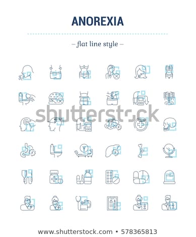 Stock photo: Vomiting Flat Icon