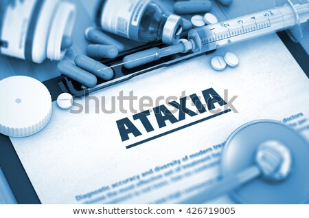 Zdjęcia stock: Diagnosis - Ataxia Medical Concept 3d Illustration