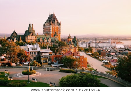 Stok fotoğraf: Colorful Architecture Of Quebec City