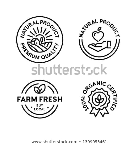 Foto stock: Natural Product Stamp