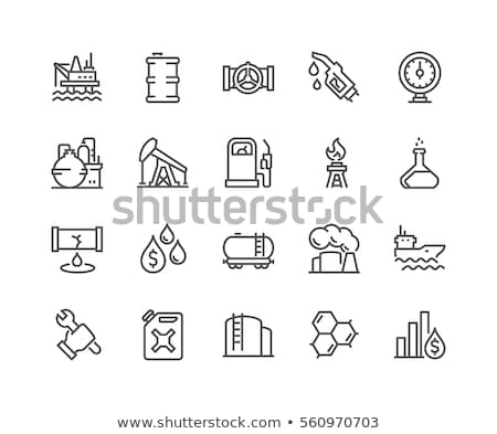 Foto stock: Fuel Station Icon