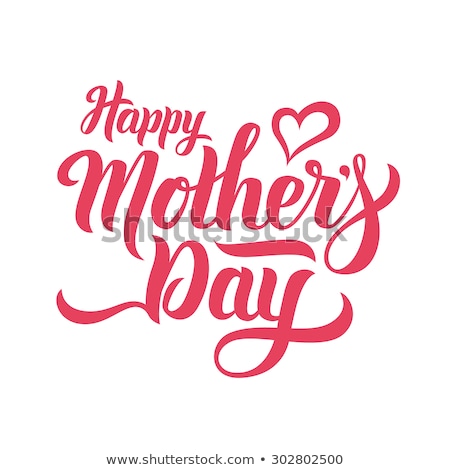 Foto d'archivio: Happy Mother Day Handwritten Lettering