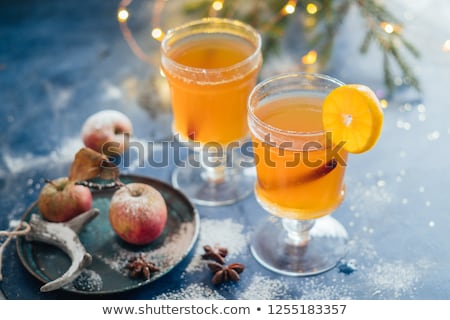 Сток-фото: Red And White Mulled Wine