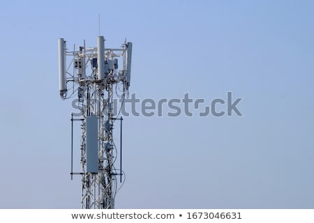 Foto d'archivio: Electricity Tower With Blue Sky