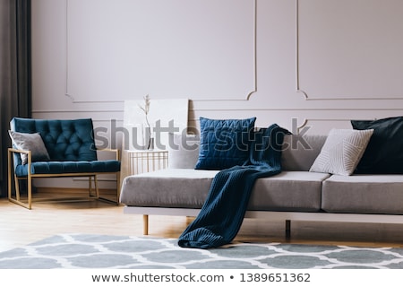 Foto stock: Modern Blue Interior