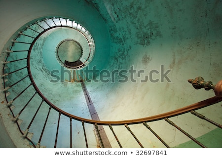 Stok fotoğraf: Snail Lighthouse Staircase