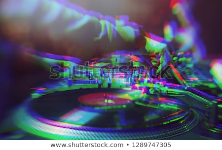 Foto stock: Djs Equipment Background