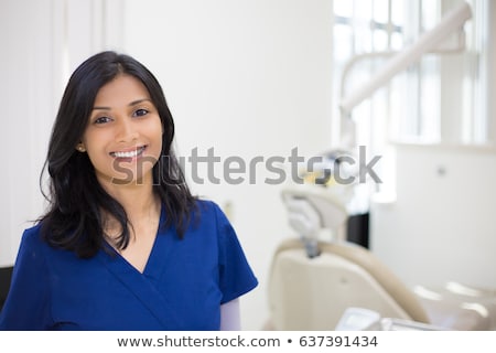 Сток-фото: Portrait Of A Dentist Nurse And Patient
