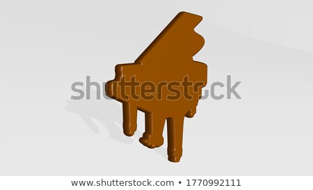 ストックフォト: Copper Saxophone Over White Background