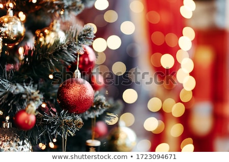 Stok fotoğraf: Christmas Background With Bauble