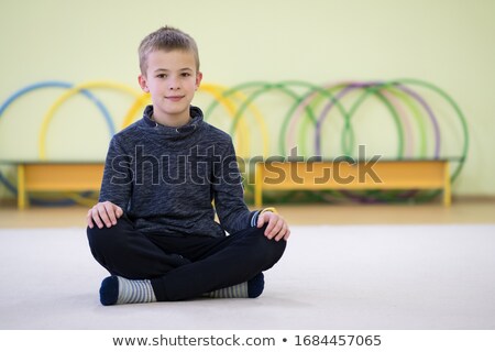 Сток-фото: A Child Boy On The School Playground