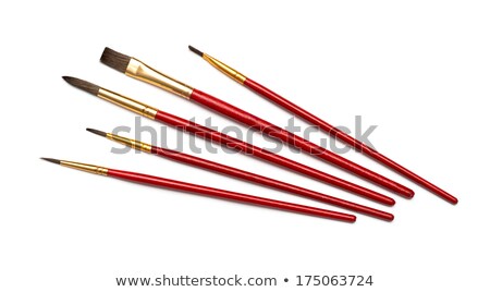 Foto d'archivio: Painters Tools Set Of Different Art Brushes