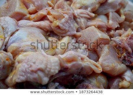 Stock fotó: Raw Fresh Organic Chicken For Sale At Asian Food Market