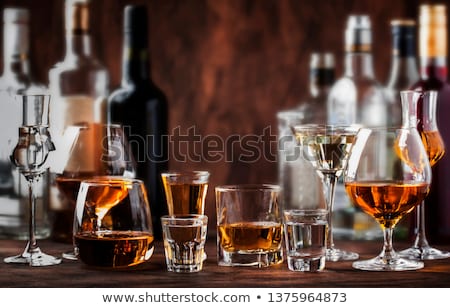 Stock photo: A Glass Of An Alcoholic Mixed Drink