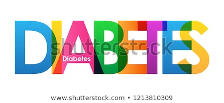 Foto stock: Types Of Diabetes