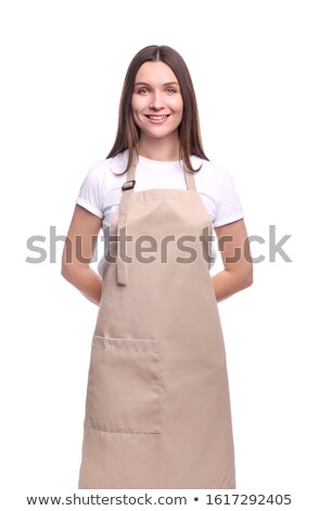 Stok fotoğraf: Woman In An Apron