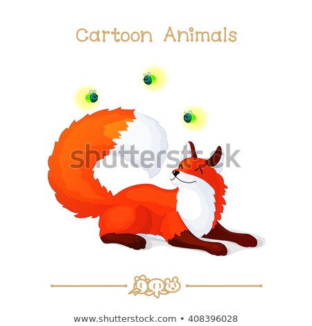 Stock photo: Sly Cartoon Firefly